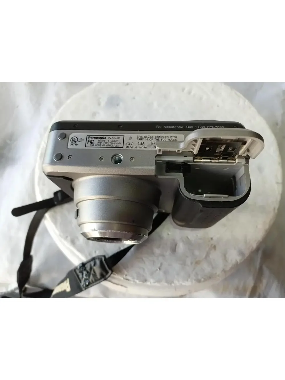 Panasonic PV-SD4090 PalmCam 1.3MP SuperDisk Camera 3x Zoom Tested 1999 Vintage